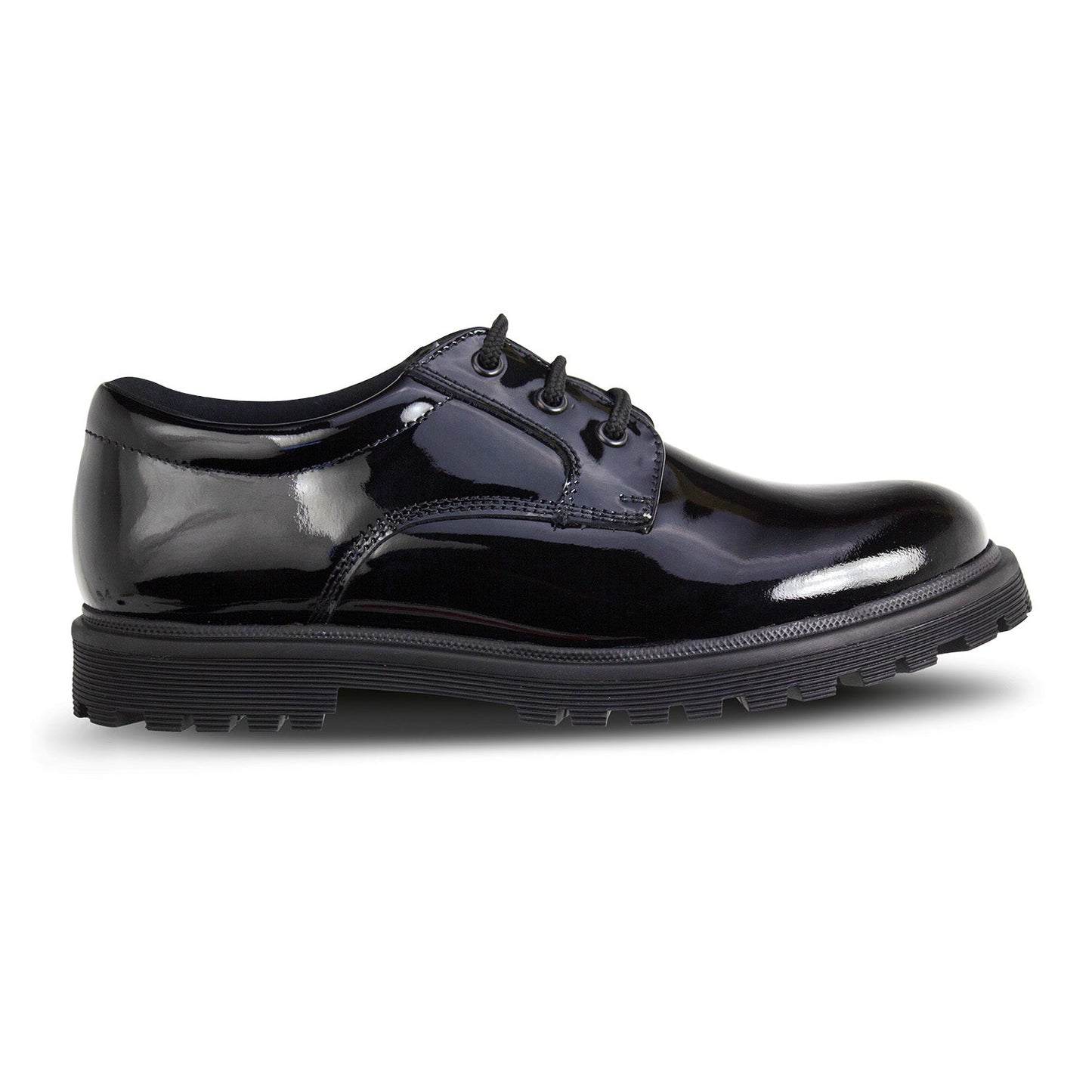 Bailey Black Patent Lace Up