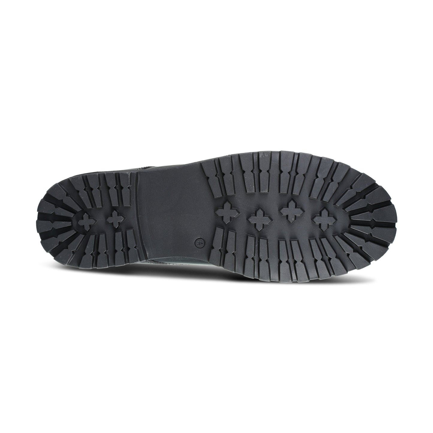 Bailey Black Leather Lace Up Chunky Sole