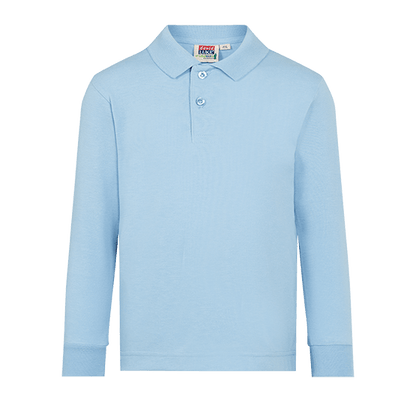 Unisex Long Sleeve School Polo Shirt