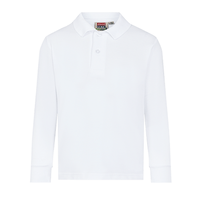 Unisex Long Sleeve School Polo Shirt