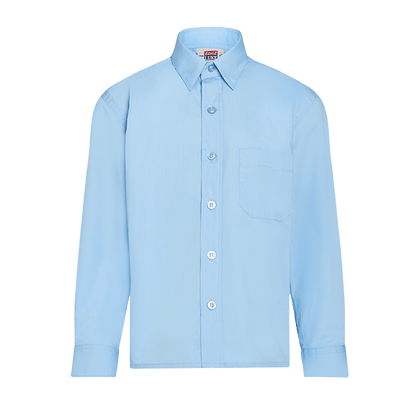 Boys Long Sleeve School Shirt 2 Pack