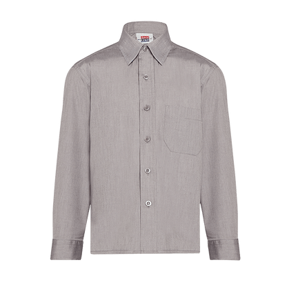 Boys Long Sleeve School Shirt 2 Pack