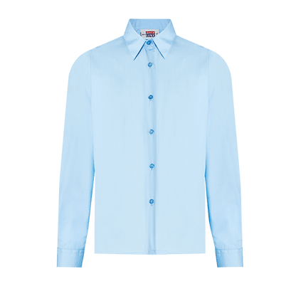 Girls Long Sleeve School Blouse 2 Pack
