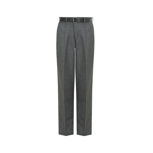 Regular Fit Senior School Trousers - Grey