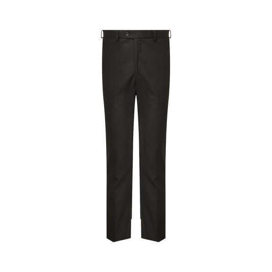 Senior Boys Slim Fit School Trousers - Charcoal