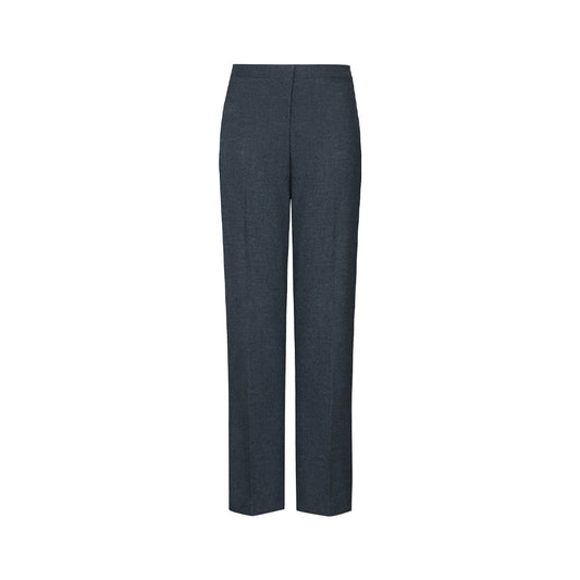 Senior Girls' Regular Fit School Trousers - Navy
