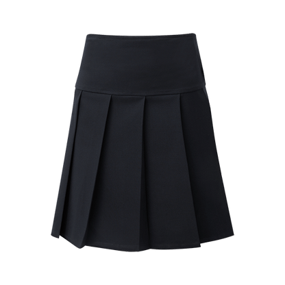 Girls Panel Pleated School Skirt
