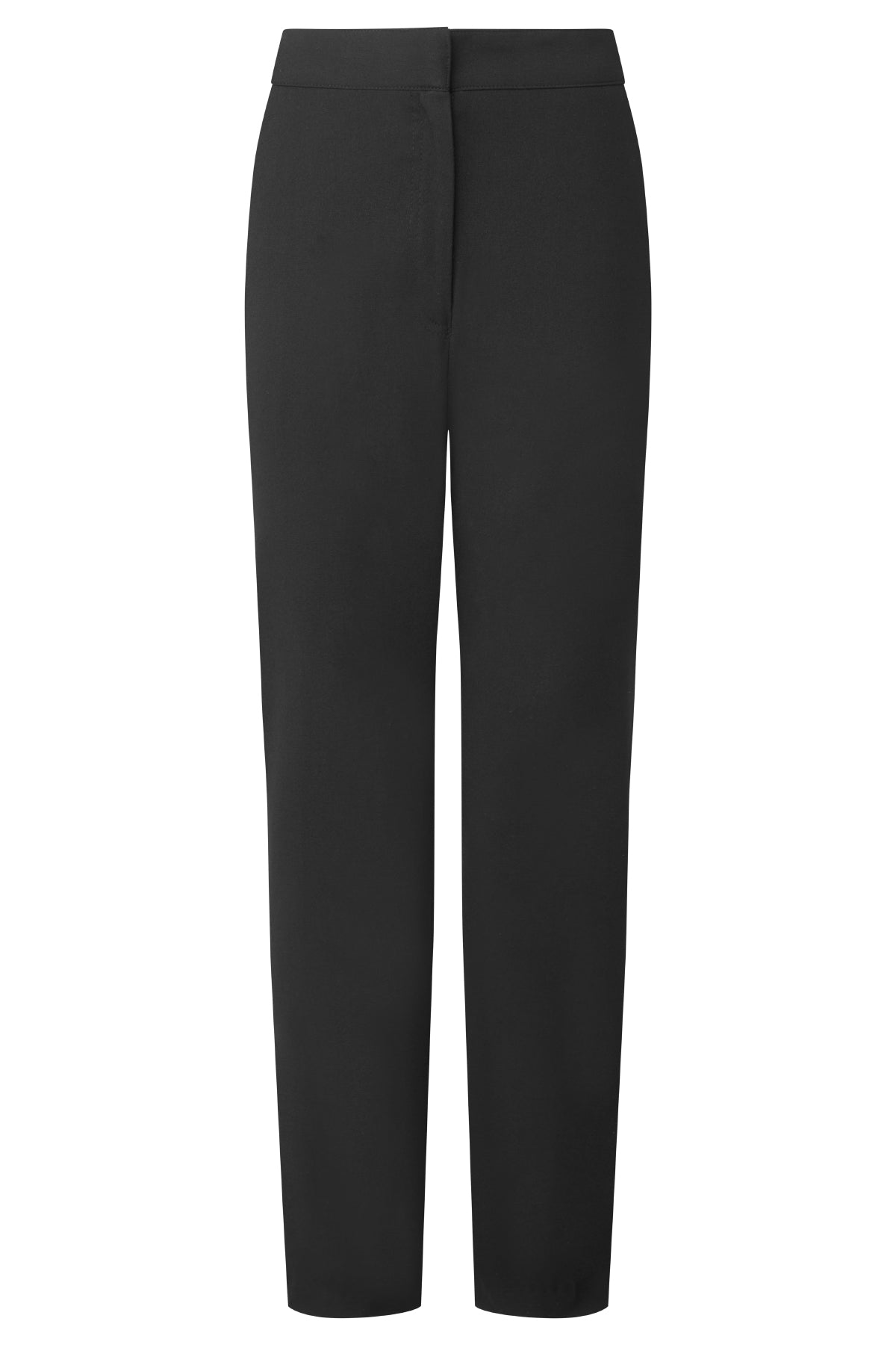 Girls Slim Fit Trouser with Pockets - Black