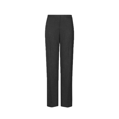 Senior Girls' Regular Fit School Trousers - Black