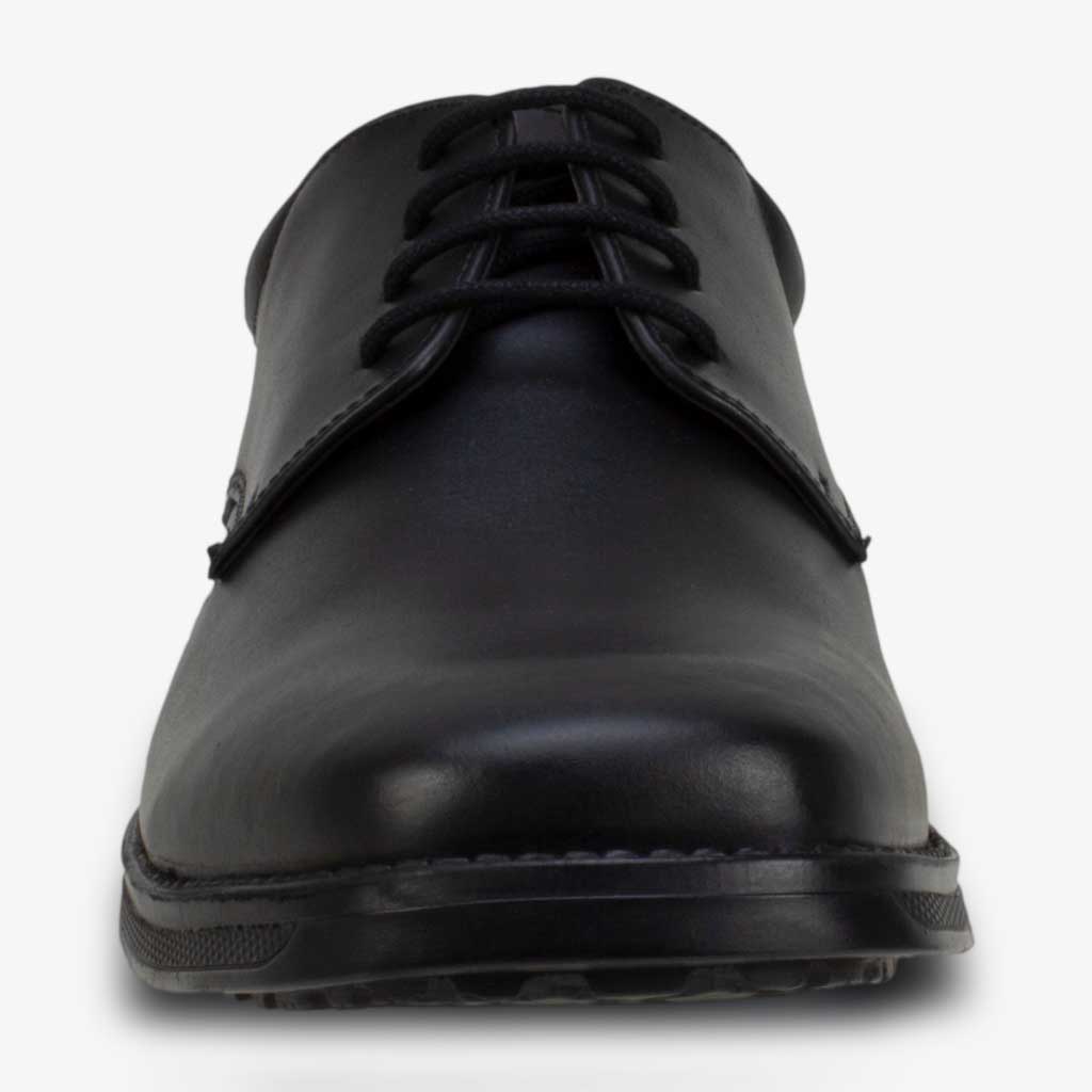 Clerk Tyson Black Leather Chunky Sole Lace Up