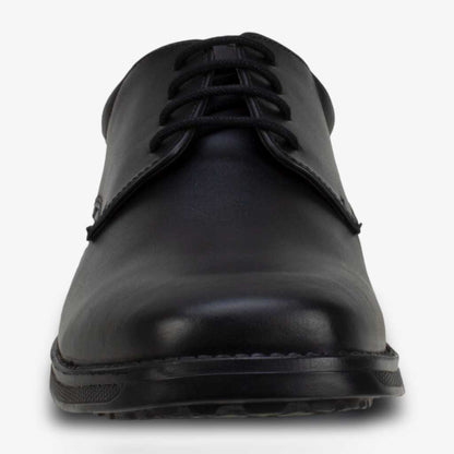 Clerk Tyson Black Leather Chunky Sole Lace Up