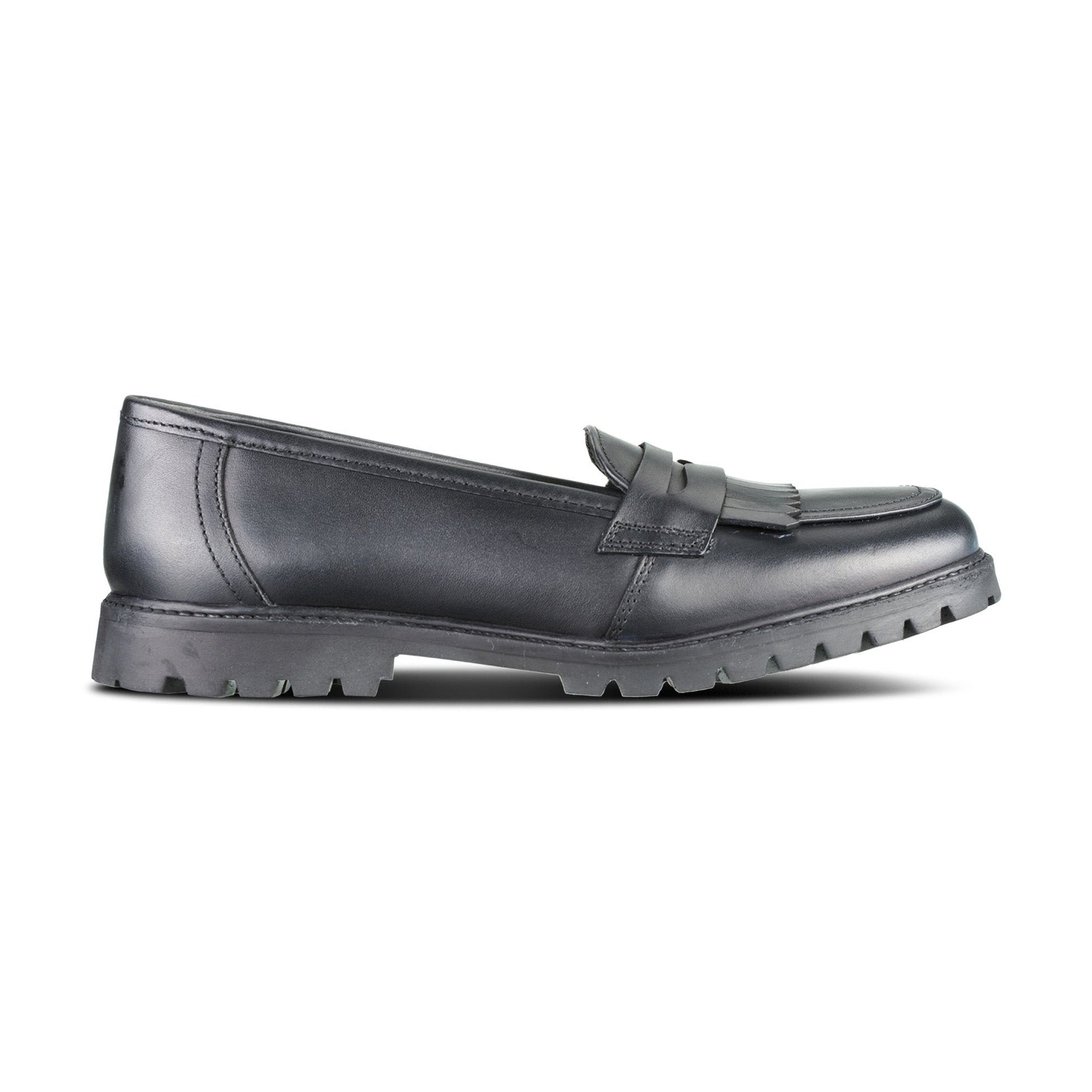 Willow Black Leather Trend Loafer