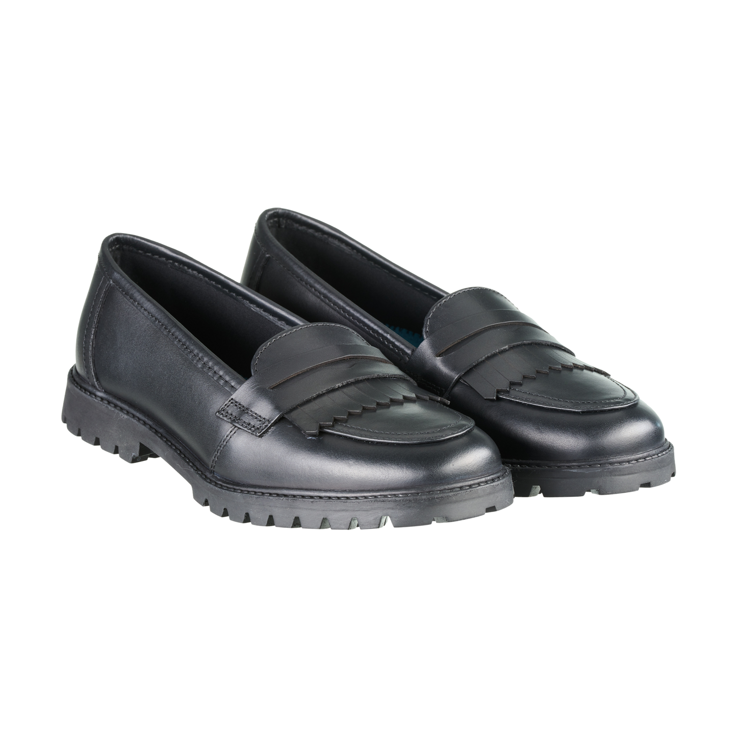 Willow Black Leather Trend Loafer