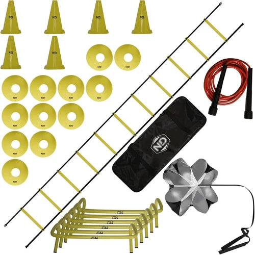 ND Fitness Speed Training Equipment Exercise Hurdles Agility Ladder Football