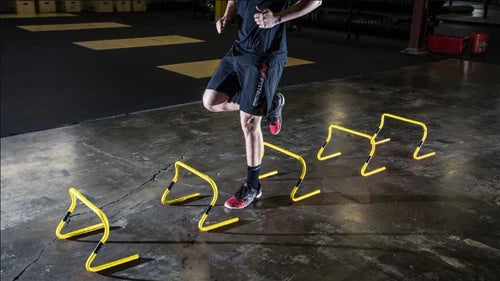 Agility Speed Training Hurdles [6 PACK] - 6", 12" Adjustable Height Hurdle