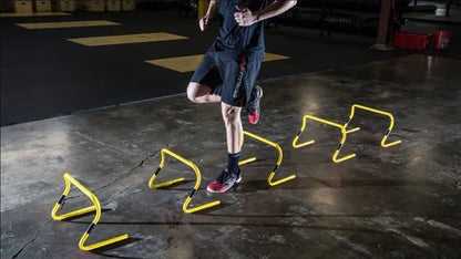 Agility Speed Training Hurdles [6 PACK] - 6", 12" Adjustable Height Hurdle