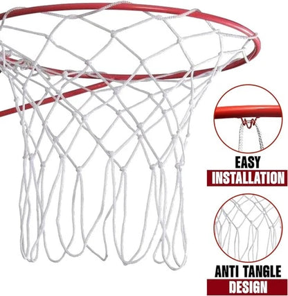 Heavy-Duty Netball Net Durable Steel Rim with Weather-Resistant Nylon