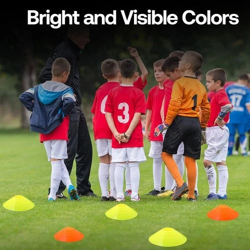 ND Sports Mini Cones With Strap - For Agility Footwork, Football Training