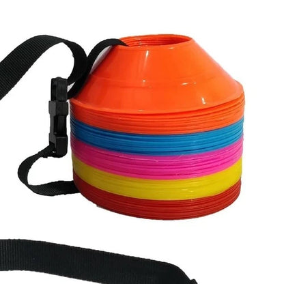 ND Sports Mini Cones With Strap - For Agility Footwork, Football Training