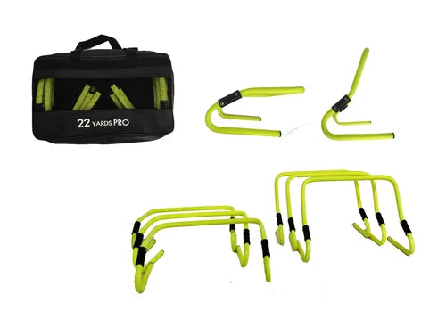 Agility Speed Training Hurdles [6 PACK] - 6", 12" Adjustable Height Hurdle