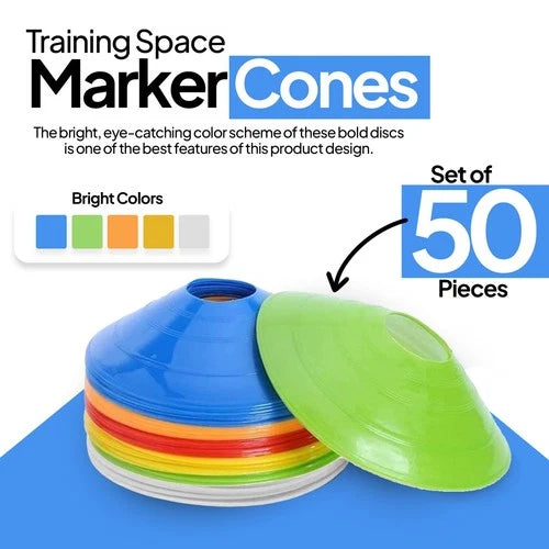 Training Cones for Speed & Agility Ideal for Sports and Fitness Training Sessio