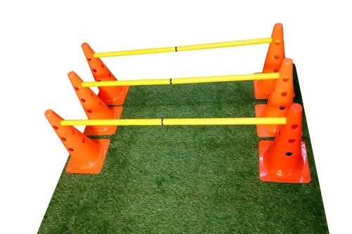 Best Dog Agility Set Jump Training Equipment Pets Jumping Hurdle Cones System !!